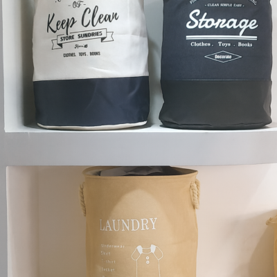 Cestos Para Ropa Reforzados Redondos