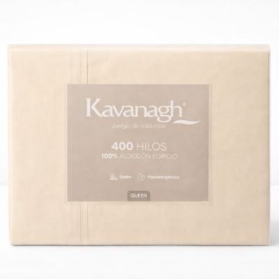 Sabana Kavanagh 400 Hilos Algodón Egipcio King