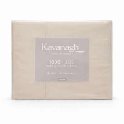 Sabana Kavanagh 1000 Hilos Algodón Egipcio King