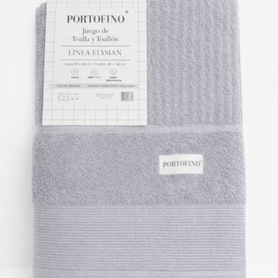 Juego Toalla Y Toallon Portofino 550grm (Elysian)