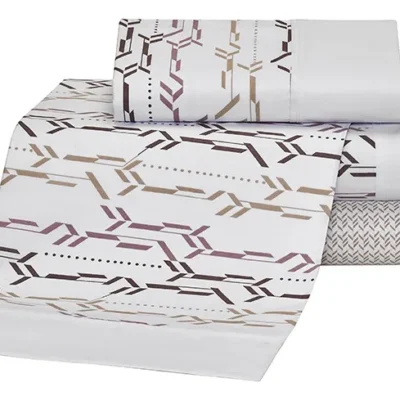 Juego De Sabanas Nautica 180 Hilos Mezcla Queen